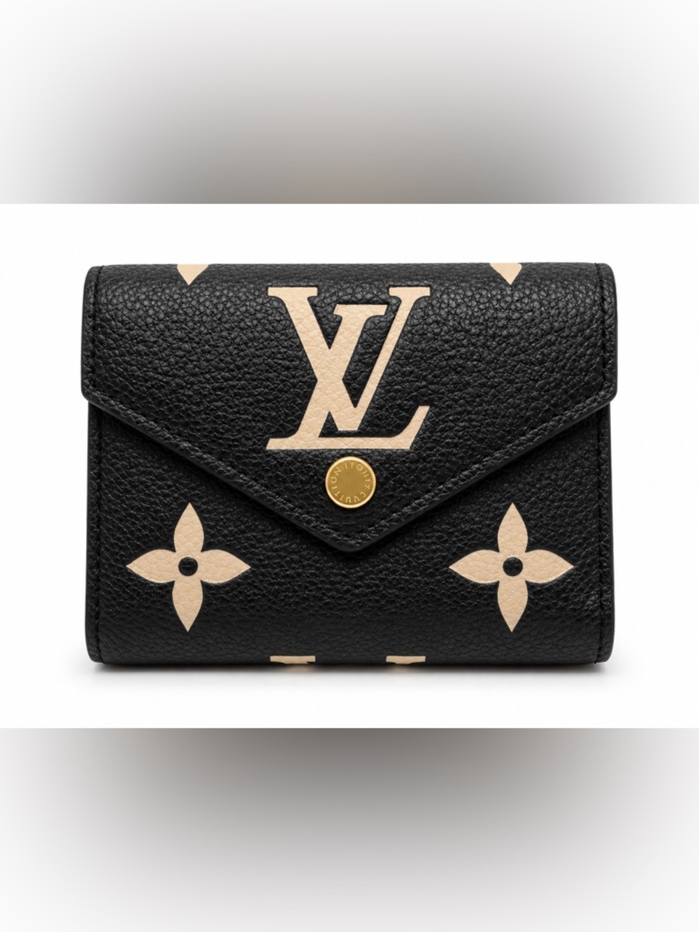 LOUIS VUITTON Portefeuille Victorine Monogram Bicolor Empreinte